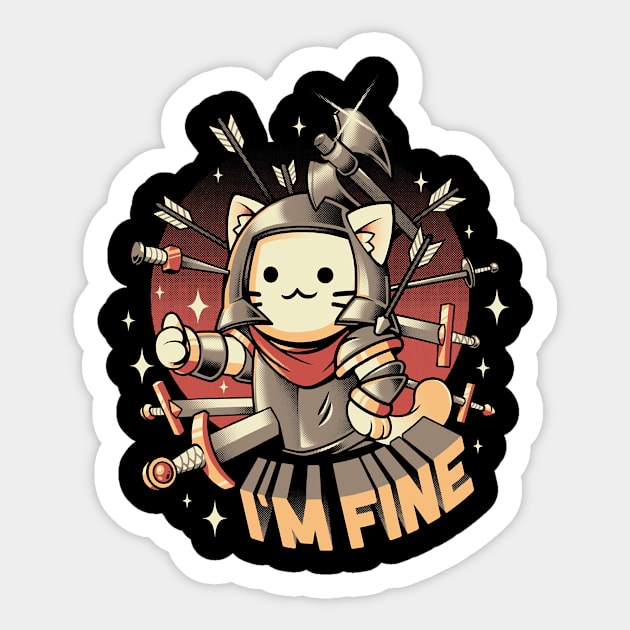 Im Fine Sticker by sighitalian